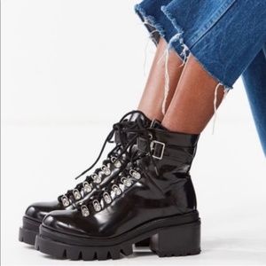 Jeffrey Campbell Czech Combat Boots